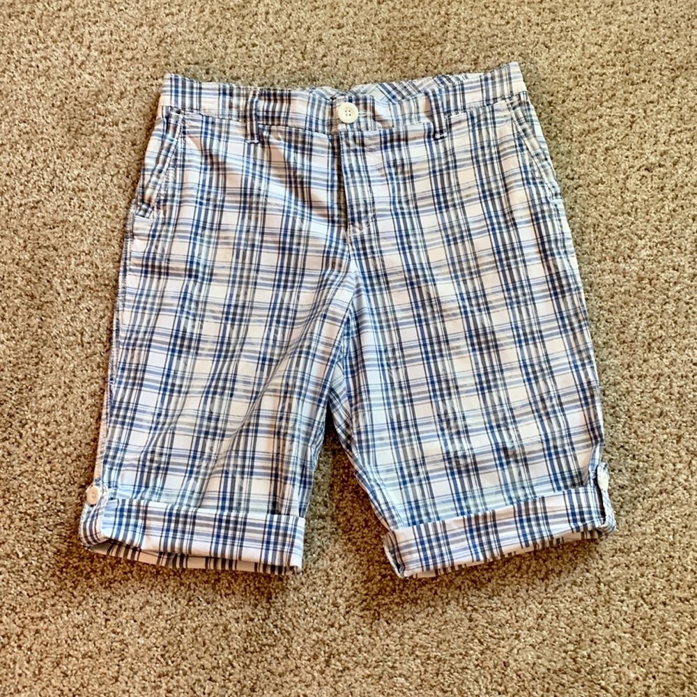 TWO PAIR OF SONOMA PLAID BERMUDA SHORTS - Picture 3 of 9